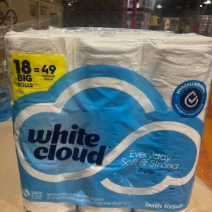 White Cloud TAD Bath Tissue SOFT & STRONG 18 Roll PacK