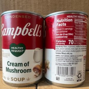 Campbell's Cream of Mushroom Soup 10.5oz