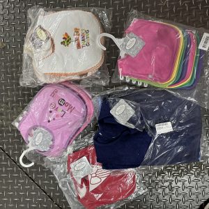 Bibs PK /5 PK/10 or individual 1500 units Price $0.20 per UNIT or best offer Fob NJ