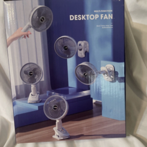 SUPER SC-518 USB Desk Fan – Brushless Motor | Low Noise | Rotatable Design