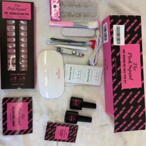 The Pink Squad – Pre-Design Gel Nail Tips Kit