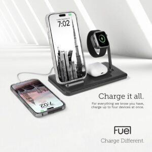 -FUEL Foldable 3 in 1 Fast Wireless Charging Station