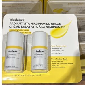 Biodance Radiant Vita Niacinamide Cream 50 ml 2 Pack 100 ml Total