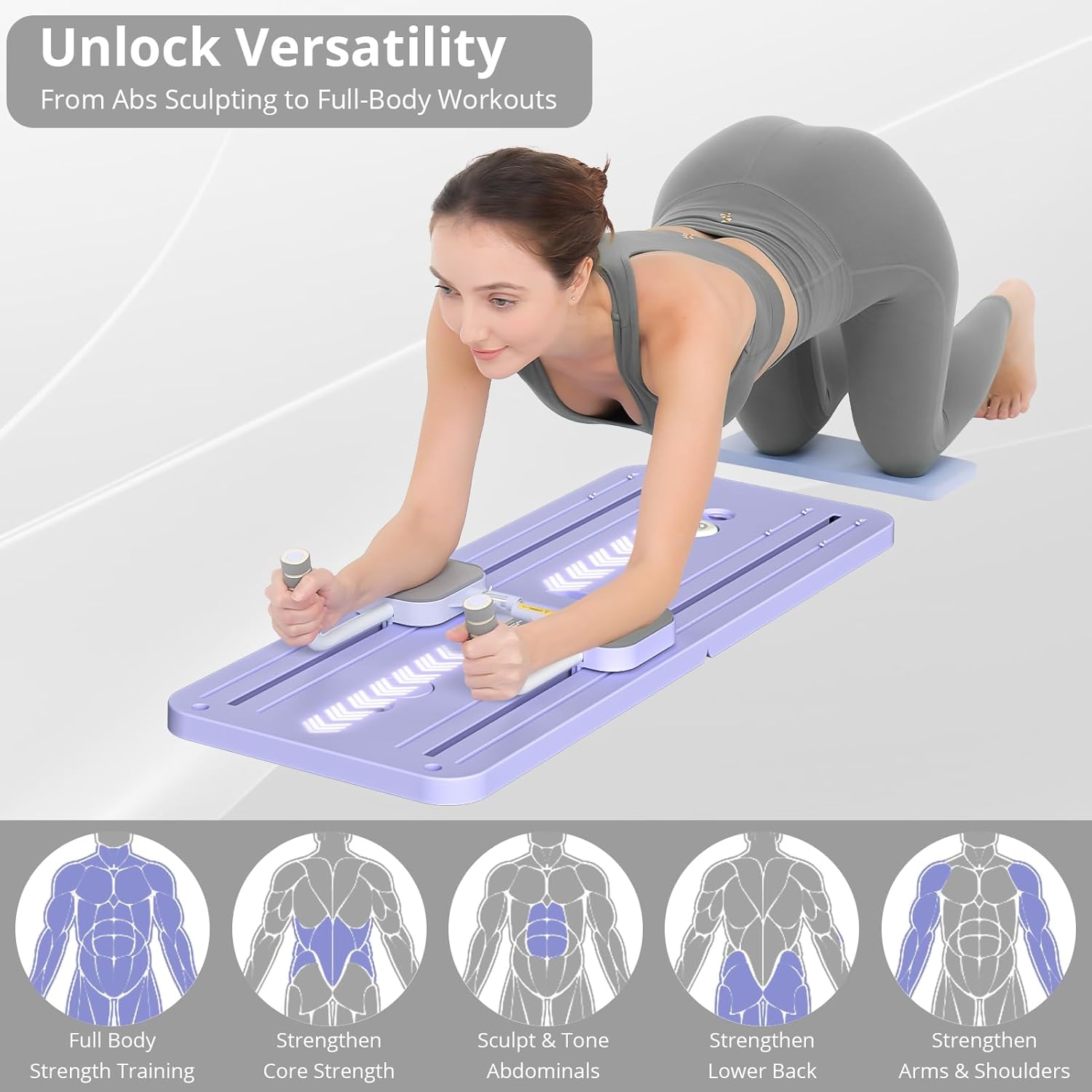 Multi-Purpose 5 in 1 Foldable Pilates Sliding Board. 2900 Units. - Image 3