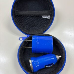 adapter and plug pocket colorful