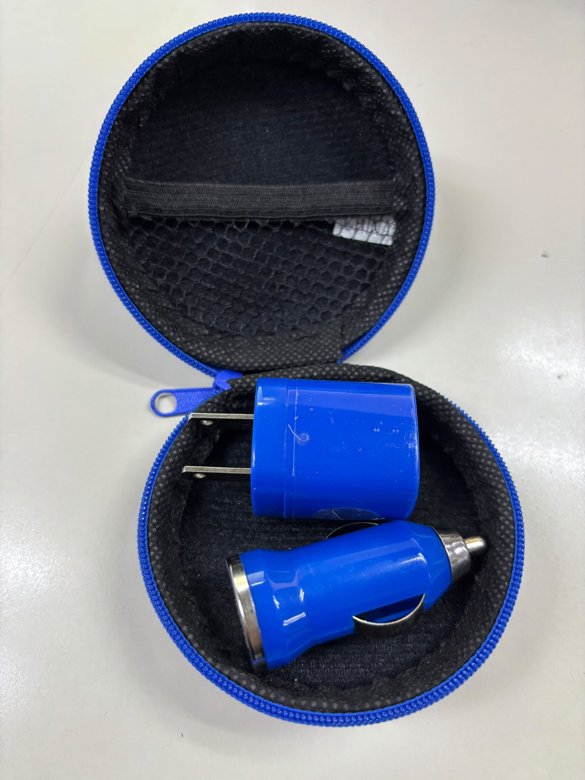 adapter and plug pocket colorful