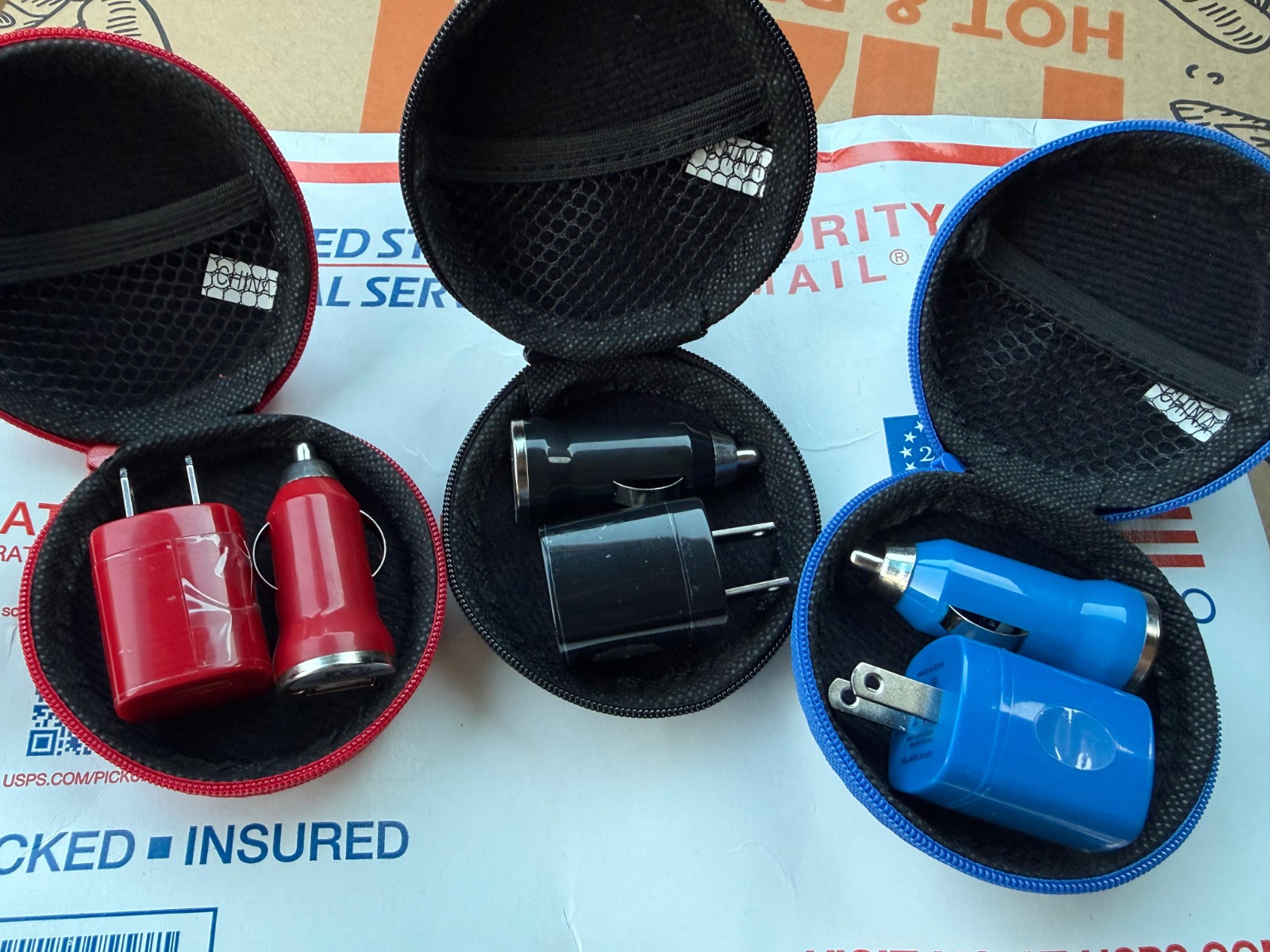 adapter and plug pocket colorful - Image 2