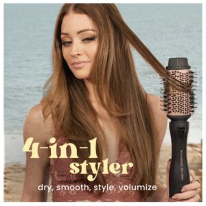 NEW NEW NEW Beachwaver Blow Drying Hair Brush with Attachments, Midnight Rose, 4 pc