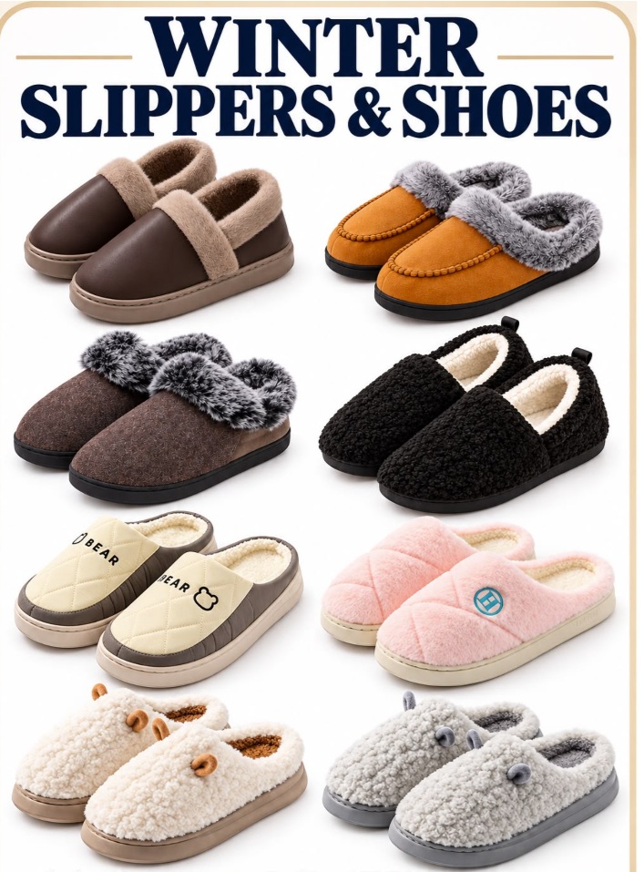 Men's & Women's Winter Slippers and Shoes. 11537 Pairs. - Image 4