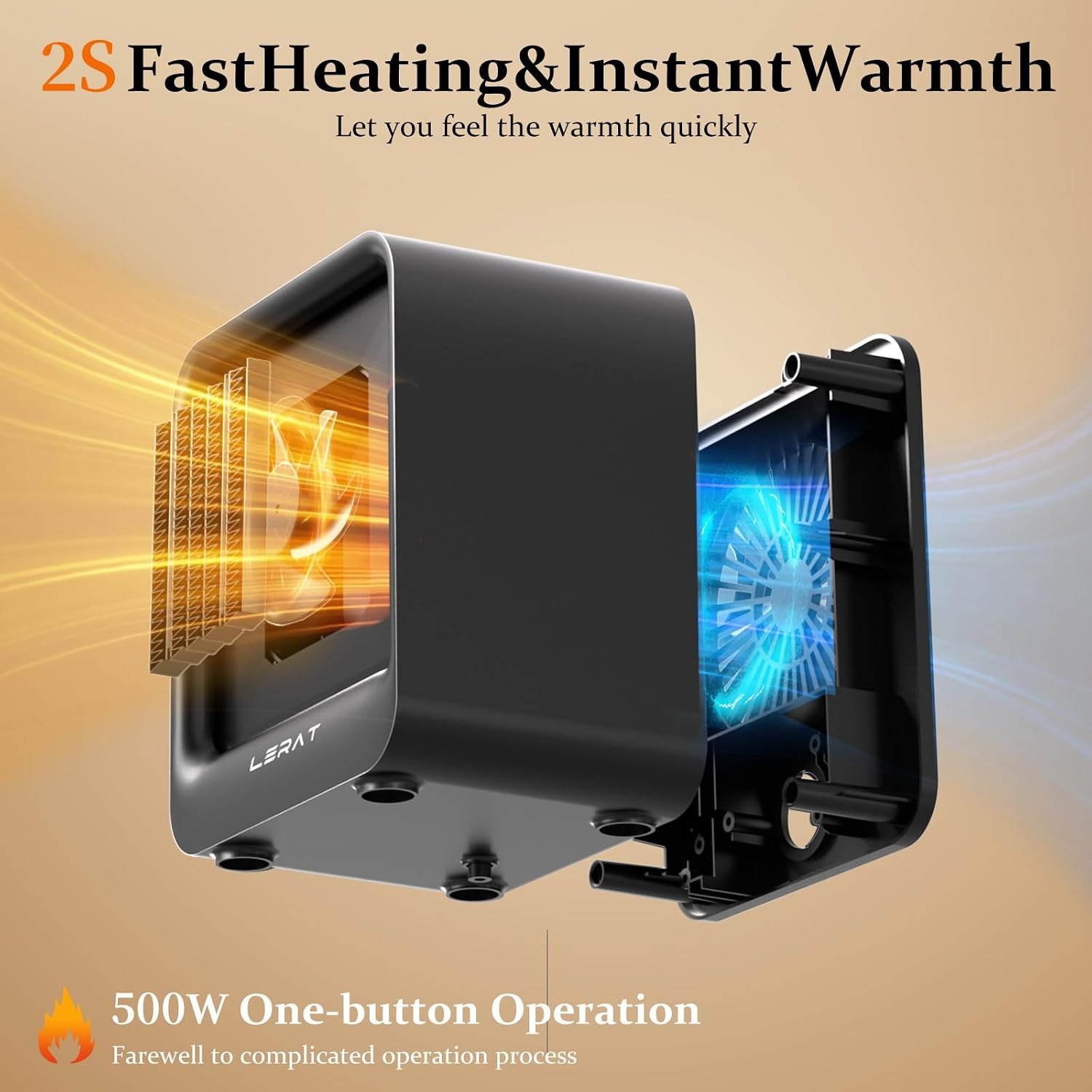 space Heater At only 4.76"×2.91"×5.75 - Image 3