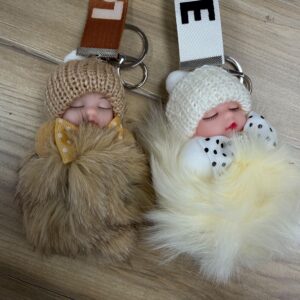 Cute sleepy baby