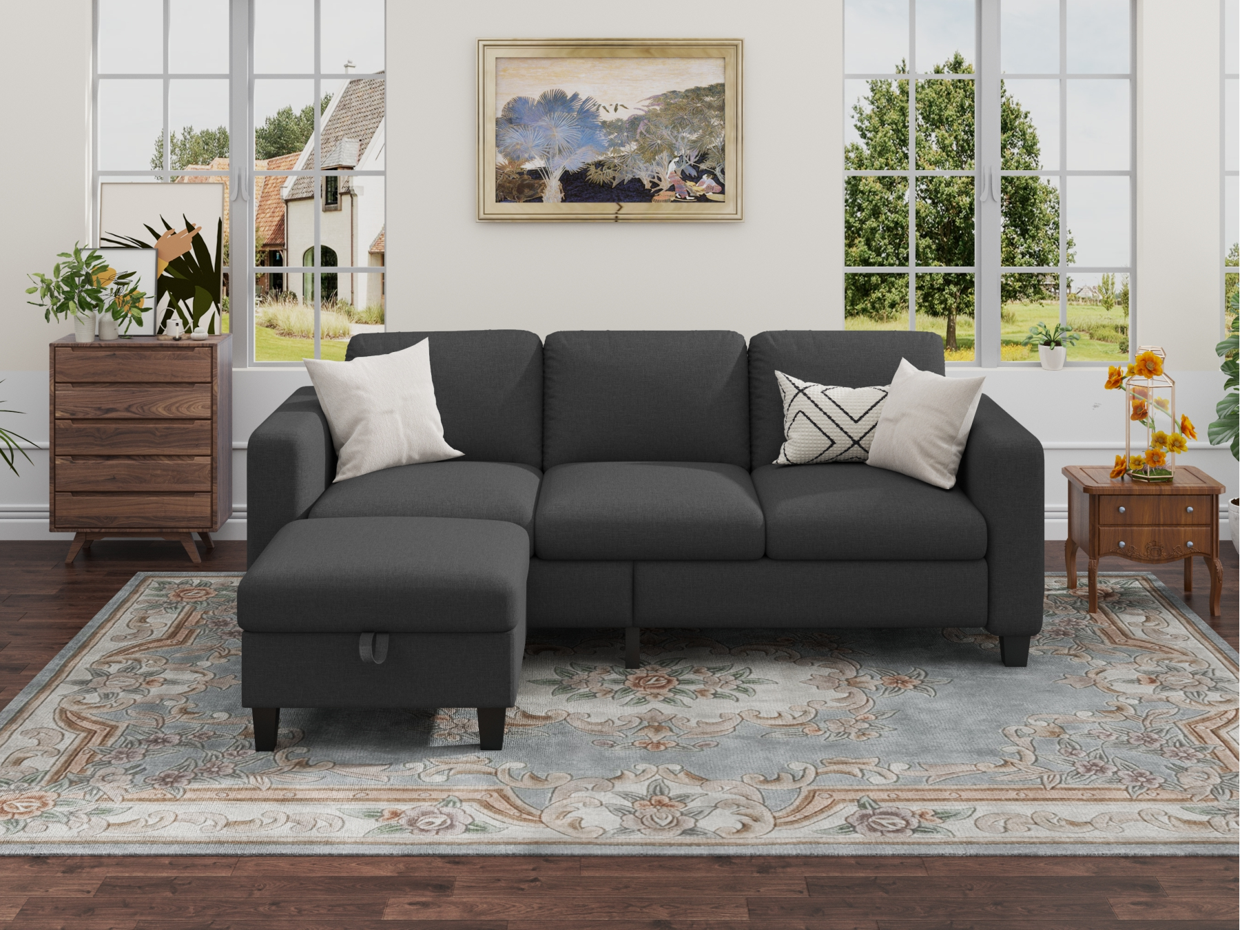 Convertible Sectional Sofa Couch. 415 Sets.