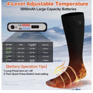Heated socks .