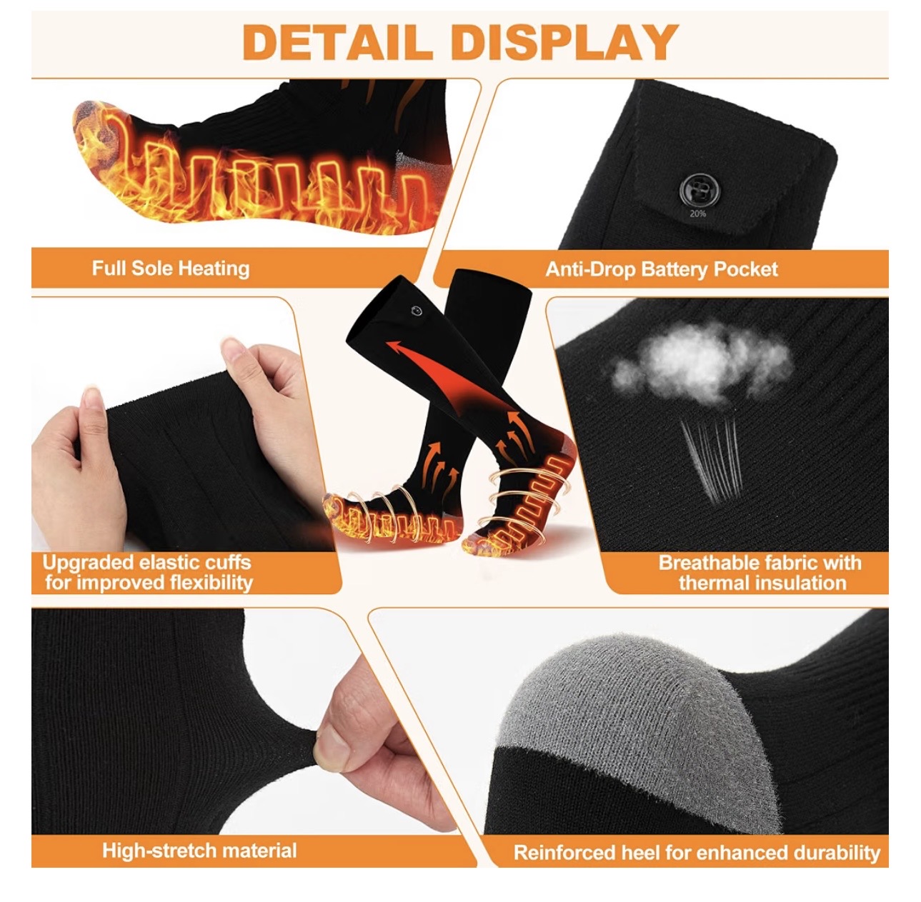 Heated socks . - Image 2