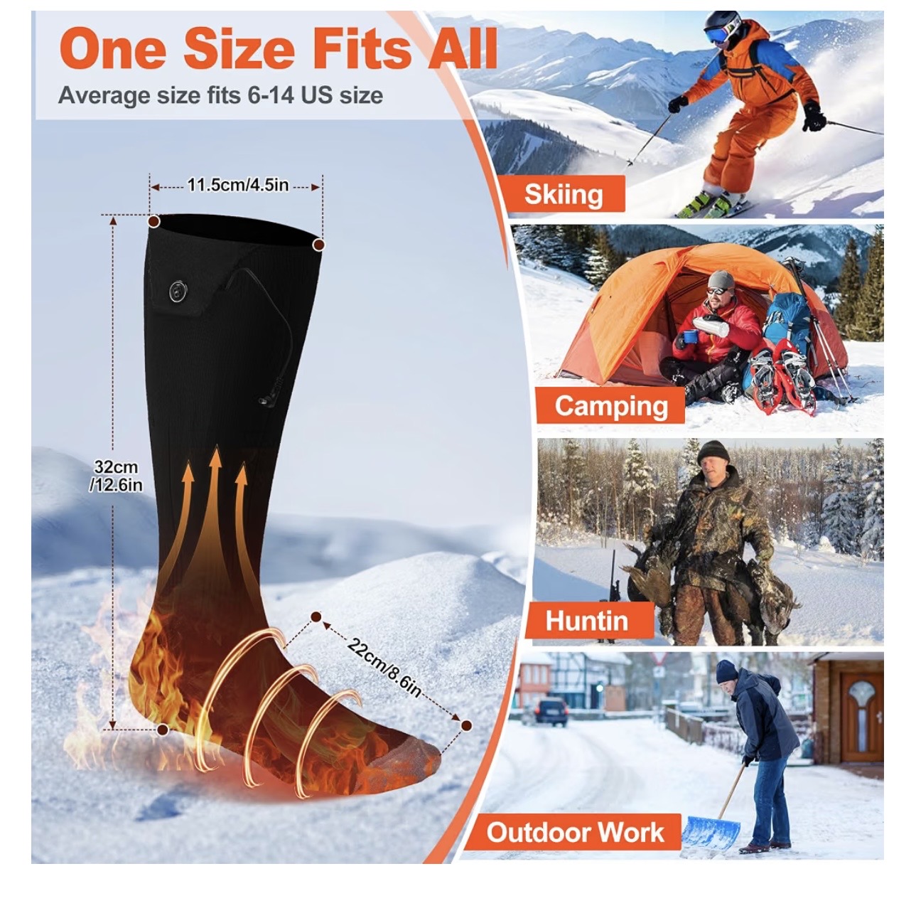 Heated socks . - Image 3