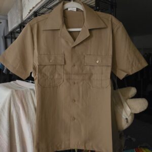 Khaki Short-Sleeve Work Shirts.