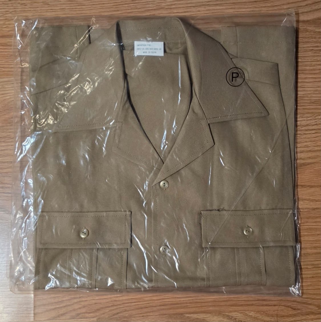 Khaki Short-Sleeve Work Shirts. - Image 3