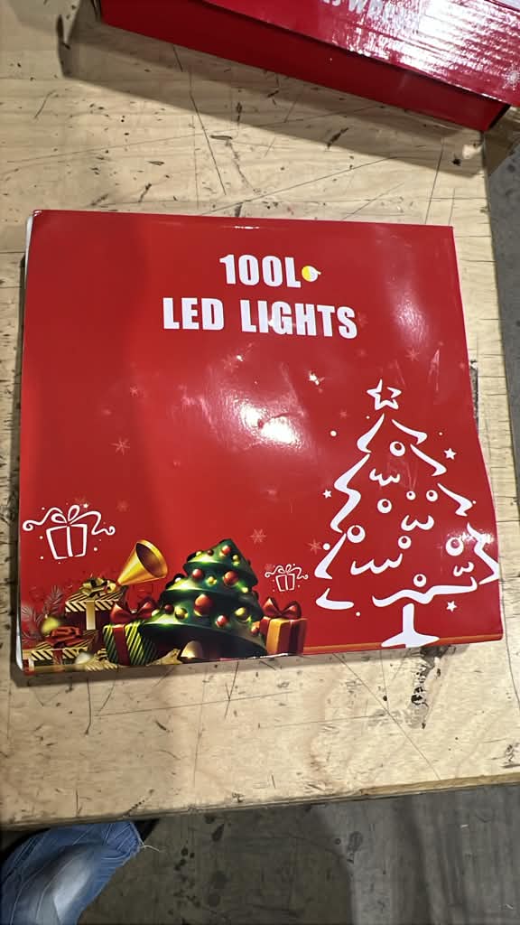 100-Count Multicolor LED Christmas String Light Set. - Image 5