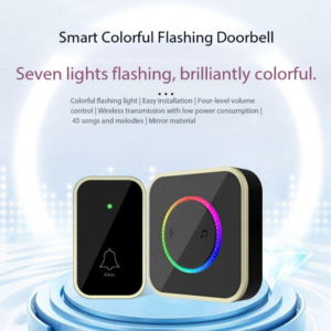Wireless Smart Colorful Flashing Doorbell.