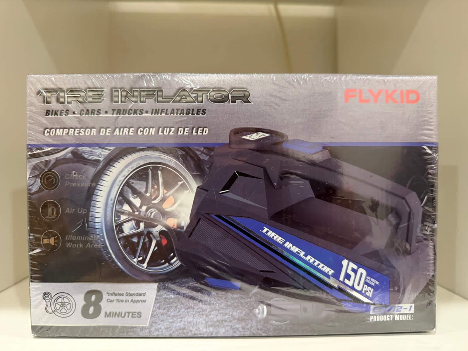 FLYKID T2222 Portable Tire Inflator. - Image 2