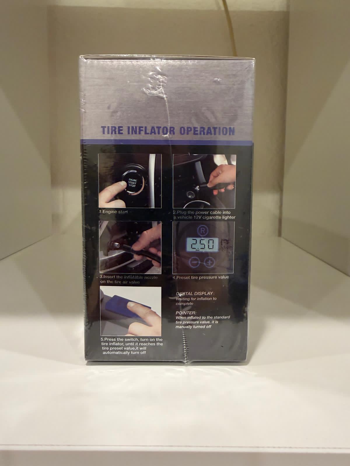 FLYKID T2222 Portable Tire Inflator. - Image 3