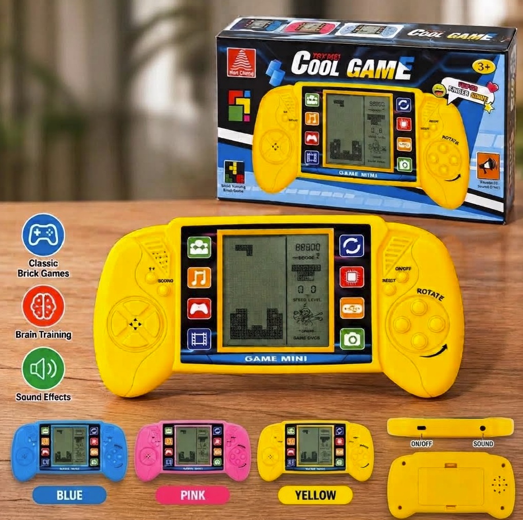 Handheld Classic Brick Games Console. 1000 Units.