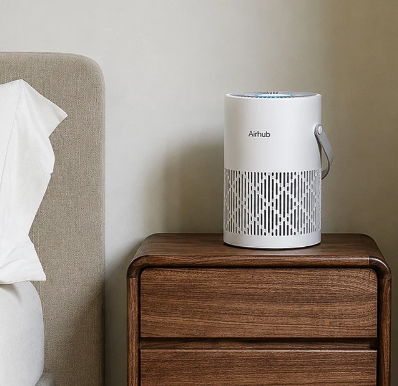 AirHub 3-in-1 True HEPA Quiet Air Purifiers.