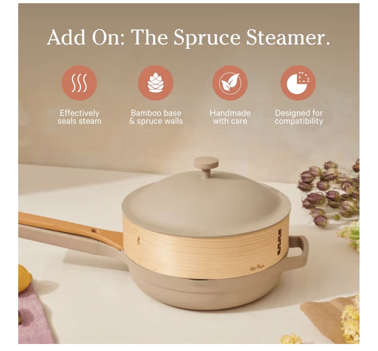 Our Place Spruce Steamer—a wooden