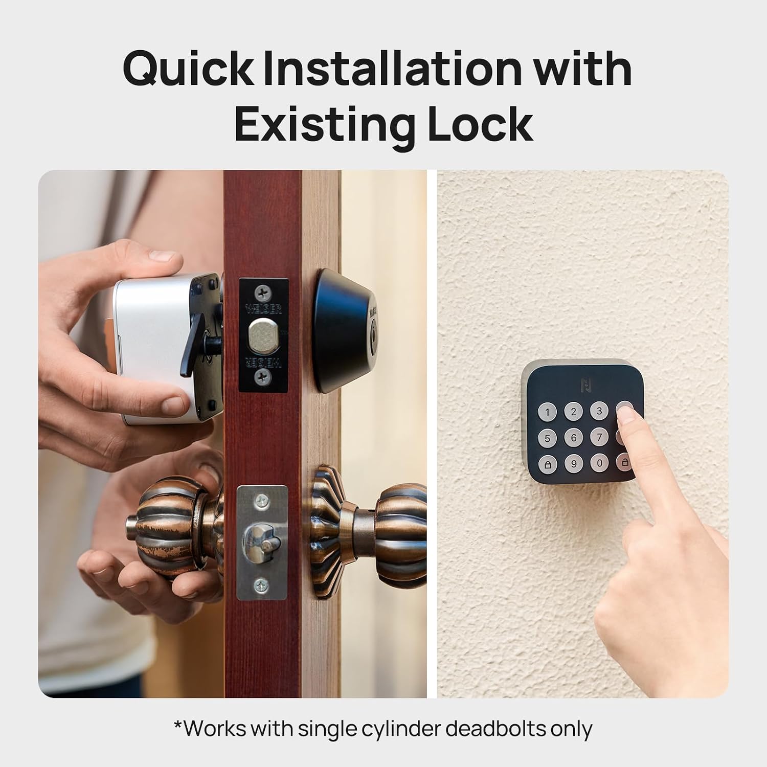 Anona Holo Wi-Fi Smart Lock with Keypad, - Image 2