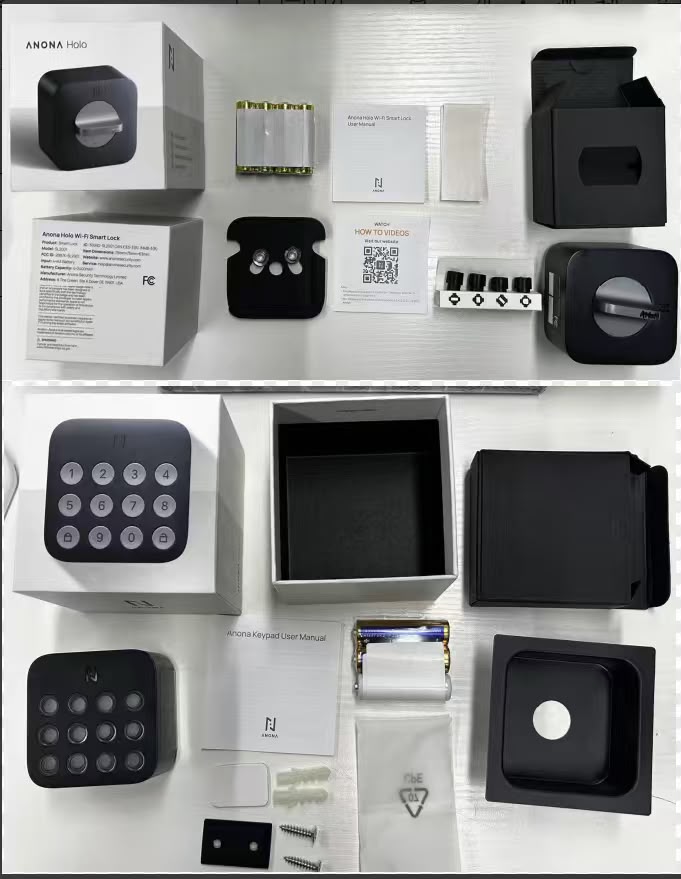 Anona Holo Wi-Fi Smart Lock with Keypad, - Image 9