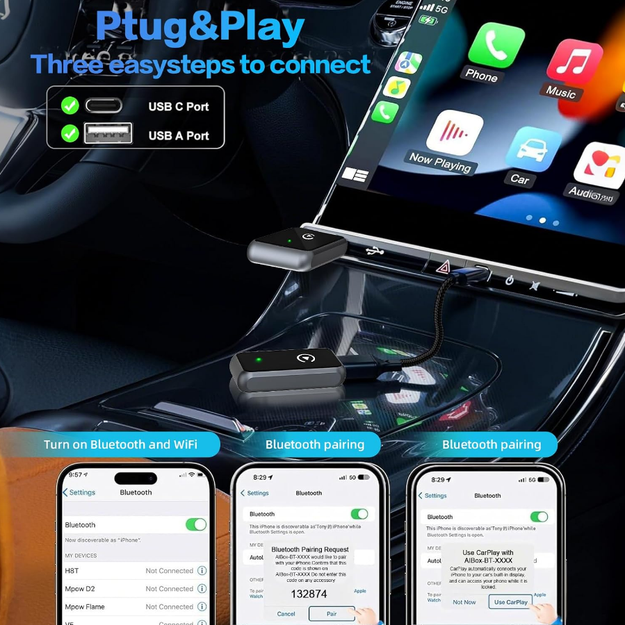 Wireless CarPlay Adapter Kits. - Image 2