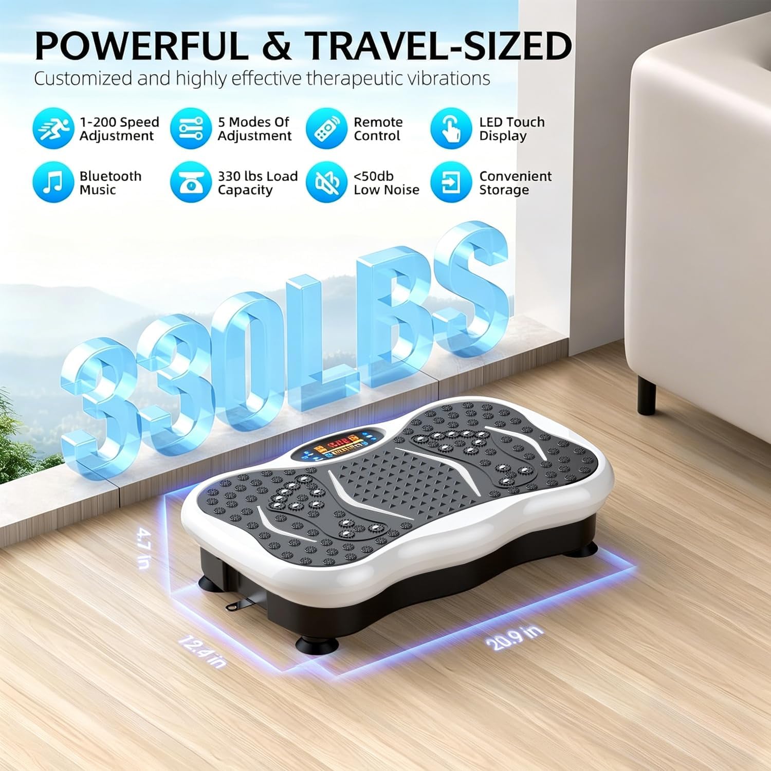 Vibration Plate Exercise Machine. - Image 2