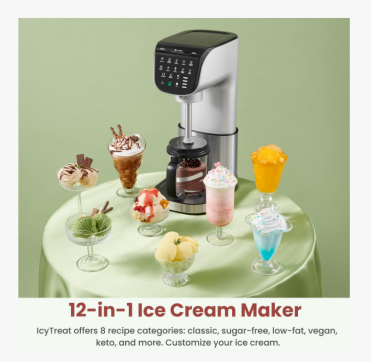 IceTreat 12-in-1 Ice Cream Maker Machine. - Image 4