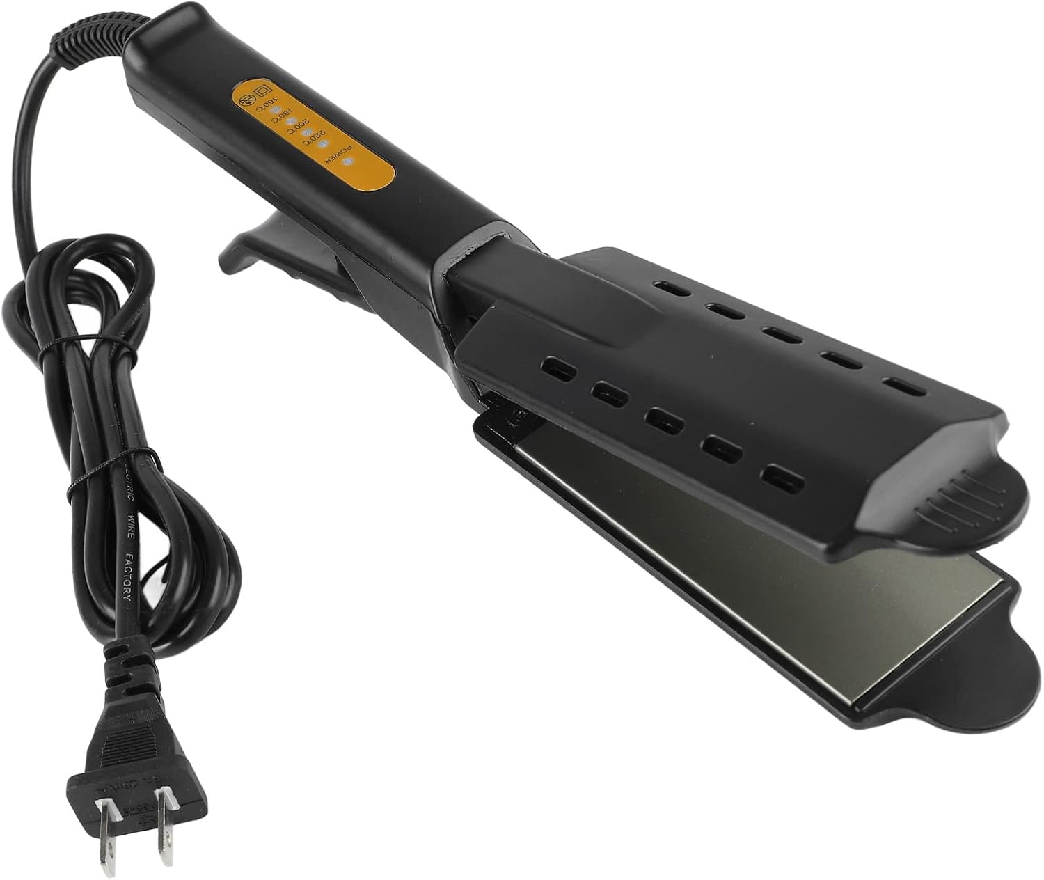 Wide Steam Hair Straightener.