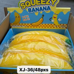JUMBO BANANA SQUISHY $2.95 150 CASES OF 48 UNITS
